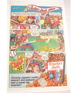 1983 Cracker Jack Scottie Baseball Story Color Ad - £6.40 GBP