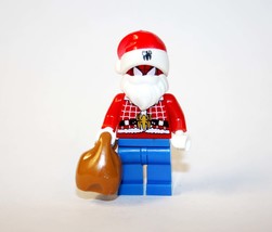 Spider-Man Santa Claus V2 Christmas Holiday Minifigure Collection Toy US Seller - £6.39 GBP