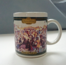 Currier and ives central park winter 1862 mug coffee cup Houston Harvest company - £15.81 GBP