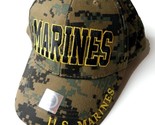 US MARINE CORPS USMC MARINES CAMO CAMOUFLAGE EMBROIDERED BASEBALL CAP - $14.94