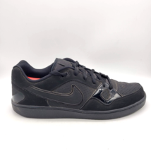 NIKE Son Of Force Shoes Men&#39;s Size 12 Low Top Basketball Triple Black 61... - $34.60