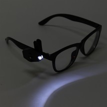 Flexible Eyeglass Clip Lamp Adjustable Mini LED Reading Light ! - £15.88 GBP