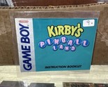 Kirby&#39;s Pinball Land Nintendo GB Game Boy Manual Instruction Booklet Only - $6.68