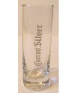 Cuervo Silver Tequila Alcohol 4&quot; Collectible Shot Glass - $6.58