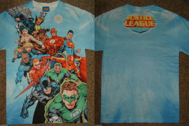 Justice League The Flash Batman Dc Comics Front And Back Sublimation Print Shirt - £2.41 GBP