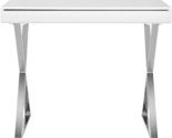 Safavieh Home Collection Gordon Desk, White/Chrome - $378.99