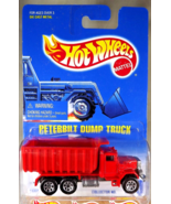 1991 Hot Wheels Blue/White Card Collector #100 PETERBILT DUMP TRUCK Red ... - $13.25