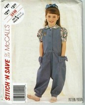 McCalls 5510 Sewing Pattern Childs Jumpsuit Blouse Size 4-6 - £5.74 GBP