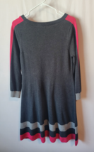 Vince Camuto Gray &amp; Pink Striped Casual Dress – Size M - $24.99