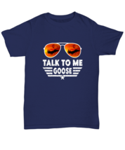 Jet Fighter TShirt Talk To Me Goose Navy-U-Tee  - £16.48 GBP