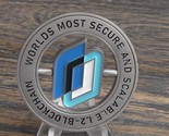 L2 Blockchain Worlds Most Secure Spinner Challenge Coin #21W - $10.88
