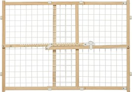 Wire Mesh Pet Safety Gate 24 Inches Tall Expands 27 41.5 Inches Wide - £40.71 GBP