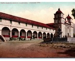 Santa Barbara Mission Santa Barbara CA California CA UNP DB Postcard S24 - $2.92