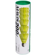 Yonex Mavis 200i Nylon Shuttle Cock, Pack of 6 (Yellow) - €28,65 EUR