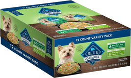 Delights Natural Adult Small Breed Wet Dog Food Cups Variety Pack, in He... - $24.85+