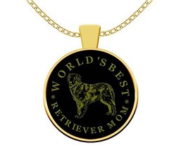 Omtheo Worlds Best Labrador Mom Necklace - Dog Lover Gift For Women - £19.93 GBP