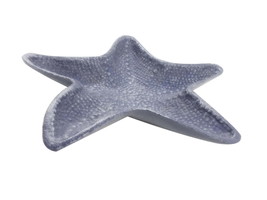 [Pack Of 2] Rustic Dark Blue Cast Iron Starfish Decorative Bowl 8&quot;&quot; - £57.66 GBP