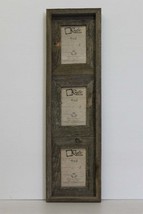 4x6 -2&quot; wide Rustic Barn Wood Vertical Triple Opening Frame - £33.56 GBP
