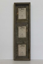 4x6 -2&quot; wide Rustic Barn Wood Vertical Triple Opening Frame - $41.99