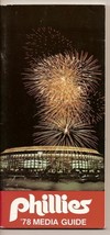 1978 philadelphia Phillies Media Guide MLB Baseball - £27.01 GBP