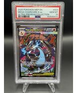 2025 POKEMON MEP EN-ME BLACK STAR PROMO #023 MEGA CHARIZARD X EX PSA 10 - $371.25