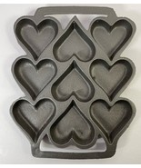 John Wright Cast Iron Heart Pan - Vintage - $552.20 MXN