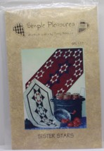 NIP 1997 Simple Pleasures Shortcut Quilts by Terry Atkinson Sister Stars - £7.56 GBP