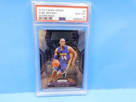 2018 Kobe Bryant Panini Prizm Dominance Psa Gem Mint 10 - £20.27 GBP