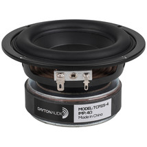 Dayton Audio TCP115-4 4&quot; Treated Paper Cone Midbass Woofer 4 Ohm - £29.84 GBP