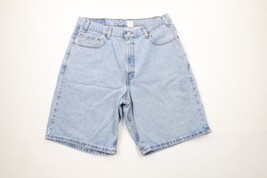 Vintage 90s Levis 560 Mens 36 Distressed Loose Fit Denim Jean Shorts Jorts USA - £51.39 GBP