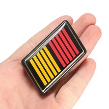 1 Pc Red/Yellow/Black  Auto Front Grille Mount Emblem   Decals Decor For RALLIAR - £63.86 GBP