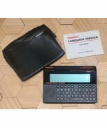 1989 Franklin Language Master LM-4000 Electronic Dictionary W/ Case and ... - $24.14