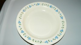 Corelle Blueberry Bouquet Flat Rimmed Soup Bowl X 1 Rare Free Usa Shipping - $23.36