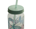 Tropical Turtles Party Plastic Tumbler W/Screw-On Lid 18oz Reusable - $14.73