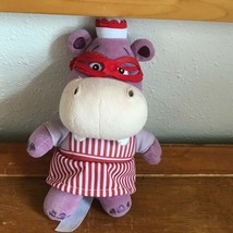 Gently Used Plush Disney Doc McStuffins Purple Aunt Hallie Hippo Candy Striper - £7.10 GBP