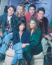  Signed 6X Cast Of Friends Tv Show Autographed With Coa Jennifer Aniston - £117.26 GBP