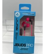 PINK JLab Audio JBuds Pro Signature W Earbud Headphone Mic - $13.55 CAD