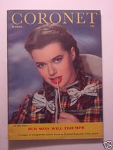 Coronet March 1945 Janis Paige Russia Adolph Baller Ned Buntline Glass Making - £7.19 GBP