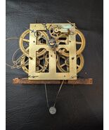 WML Gilbert Wall Clock Movement 8 Day Clock Time Strike Brass Hands Pend... - $68.31 CAD