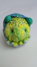 OOAK Toy Alien Blue Snail DinRy Felted Wool Fantasy Doll Creatures Art Galaxy - £66.10 GBP