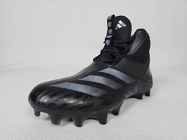 Adidas Adizero Chaos Lineman Mid Football Cleats Men&#39;s Size 12 Black ID9103 - $63.99