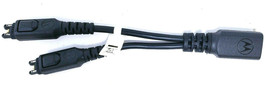 Dual Charger Adapter Cable SKN6180A For Motorola V80 V500 HS800 V66 V300 V600 - £3.71 GBP