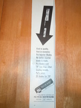 Vintage Pal Injector Blades Print Magazine Advertisement 1959 - £3.11 GBP