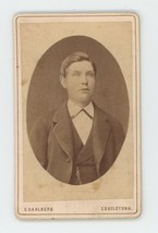 Antique CDV Circa 1870s Handsome Young Swedish Man Dahlberg Eskilstuna, Sweden - £7.46 GBP