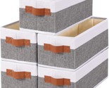 Foldable Open Storage Bins, Storage Boxes With Handles, Fabric Storage - $50.94