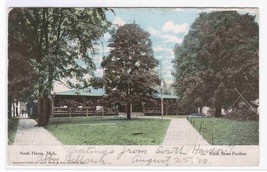 North Shore Pavilion South Haven Michigan 1908 postcard - $5.94
