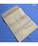 Antique Vendors Lien Note Lufkin Texas 1901 Signed R.H. Powell J.R. Poin... - €10,58 EUR