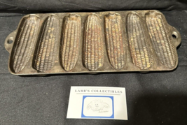 Antique Cast Iron Muffin Cornbread pan molds shaped like corn cobs makes seven - £30.99 GBP