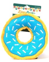 1 Ct ZippyPaws No Stuffing Donutz Blueberry Squeaky High Quality Plush Dog Toy - $13.99