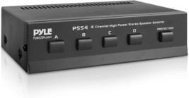 PYLE  PSS4 4-Channel Stereo Speaker Selector - Black (Open Box) - €17,05 EUR